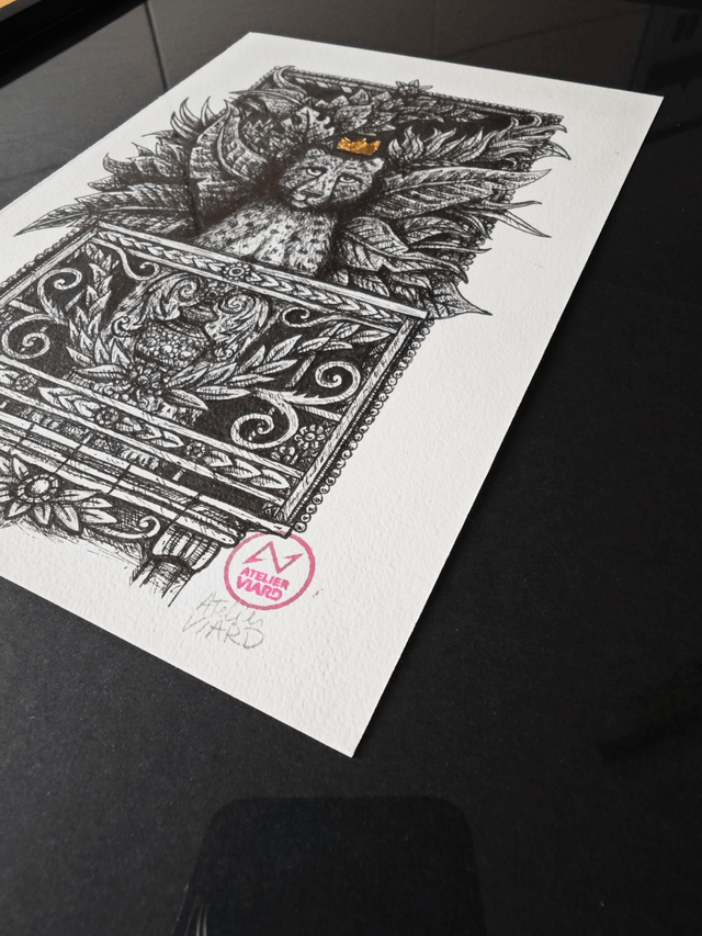 Guépard urbain - Dessin original (pièce unique)