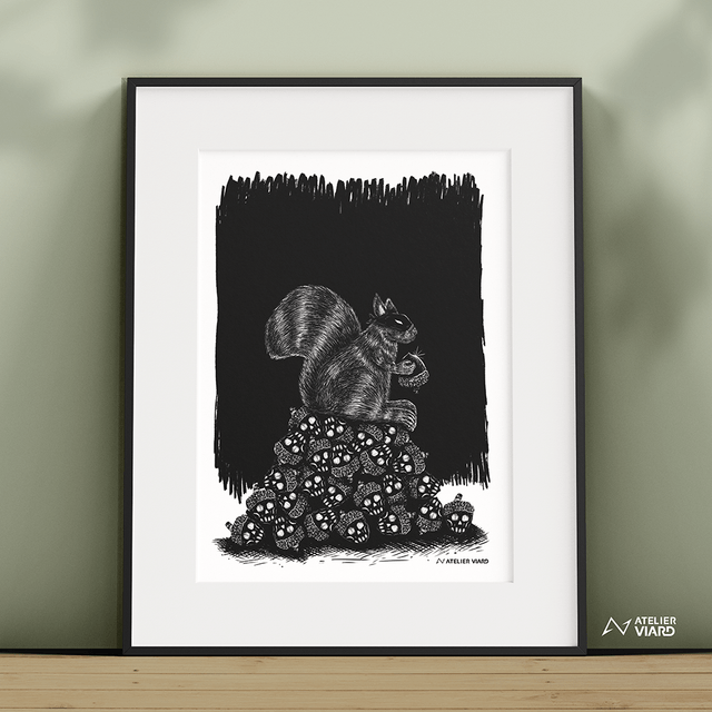 L'écureuil chanceux - Collection animaux