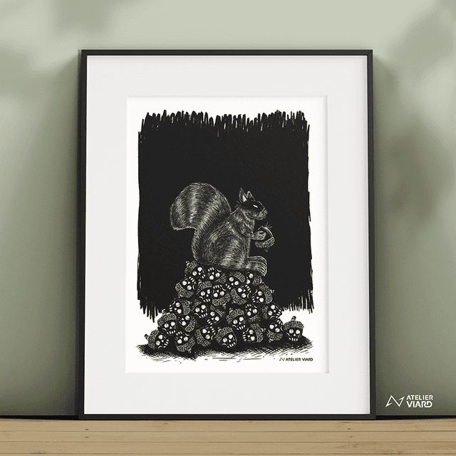 L&#039;écureuil chanceux - Collection animaux